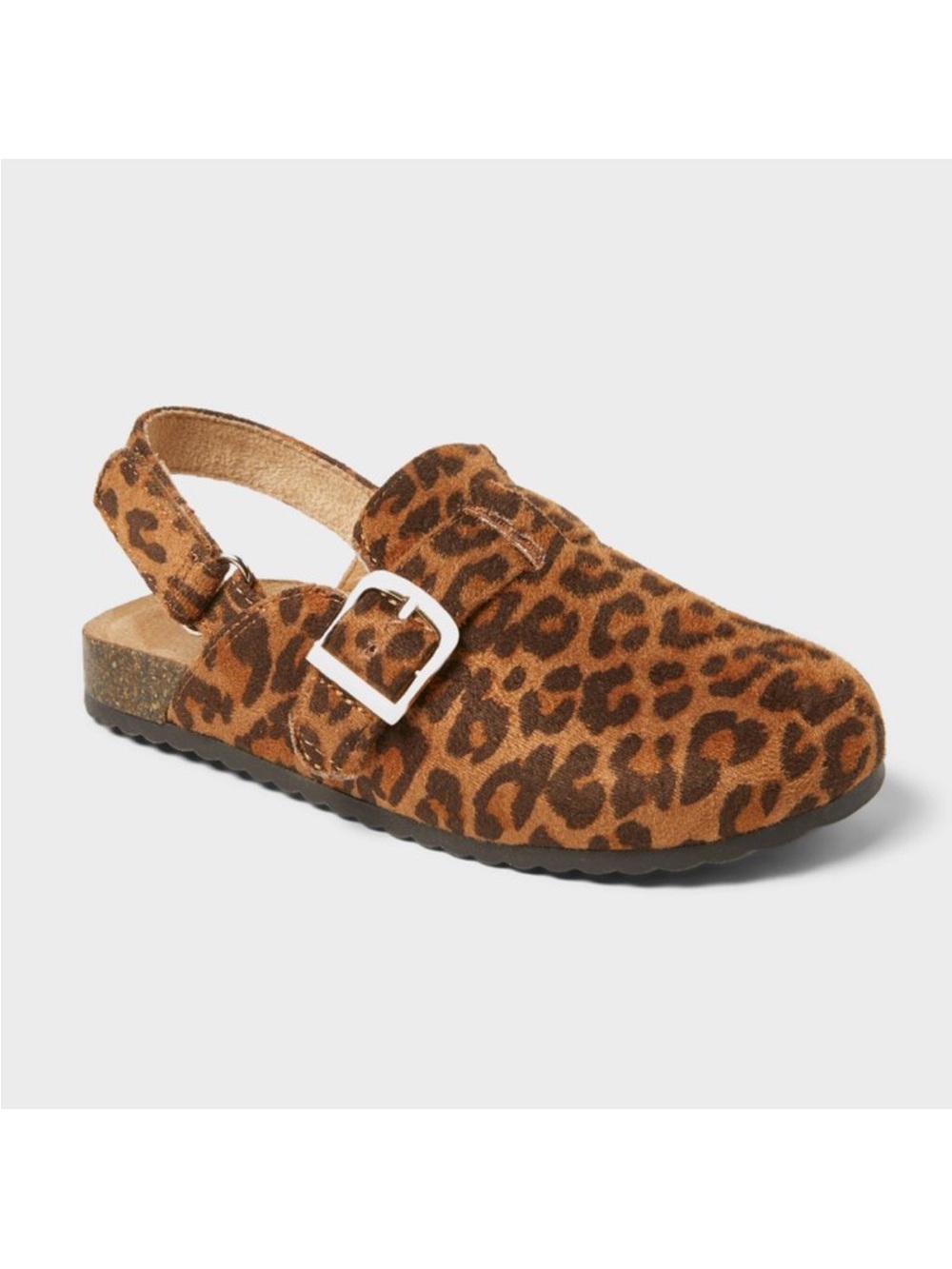 Toddler Girls Leopard Brown Berlin Clog Shoes